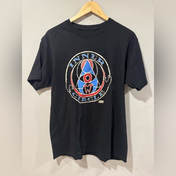 AEW Inner Circle Logo Chris Jericho Wrestling Hagar Ortiz T-Shirt - Picture 3 of 6